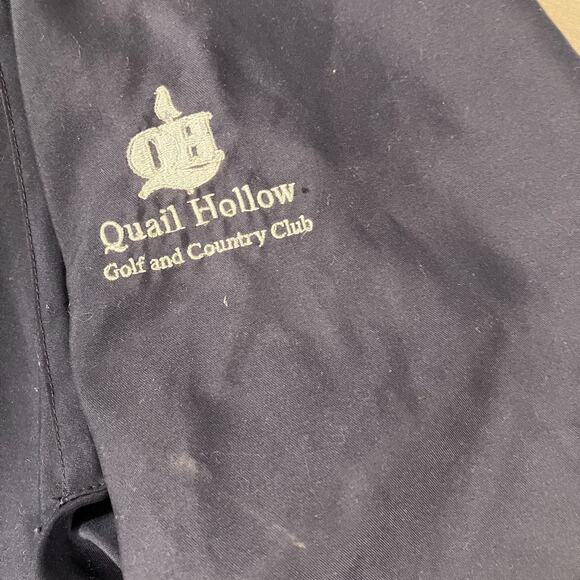 Sun Mountain Headwind Solo Golf Pullover Jacket Mens XL Blue Quail Hollow Club - Picture 6 of 11